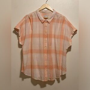 AVA&VIV peach button down